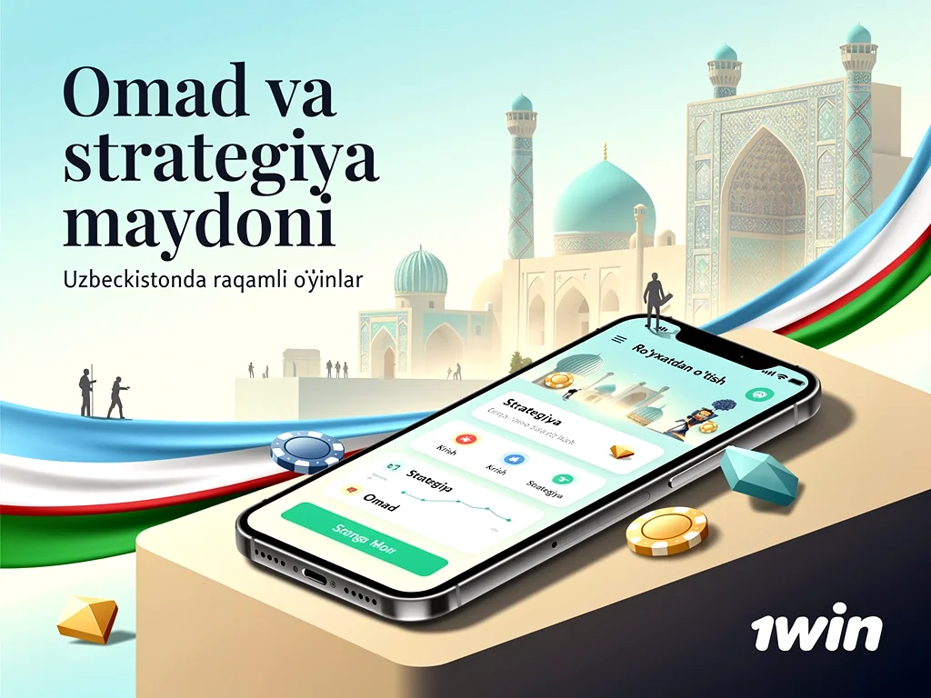 1win Uzbekistonda omad va strategiya maydoni